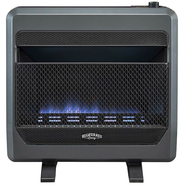 Bluegrass Living Natural Gas Vent Free Blue Flame Gas Space Heater
